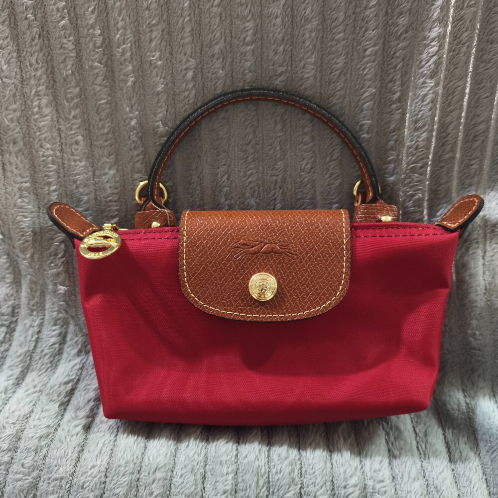 Longchamp Canvas And Leather Patchwork Mini Bag - image 2